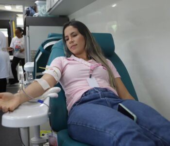 Unidade móvel da Hemoba atende doadores de sangue até quarta-feira em Lauro de Freitas