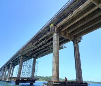 Ponte do Funil fica parcialmente interditada até agosto