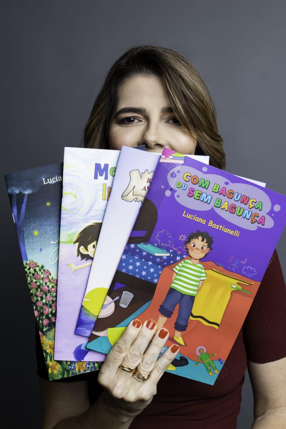 No momento você está vendo Luciana Bastianelli lança cinco livros infanto-juvenis