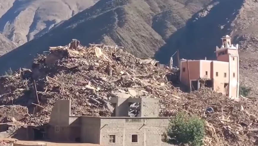 No momento você está vendo Sobe para 2.497 número de mortos no terremoto em Marrocos
