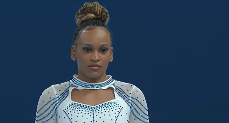 No momento você está vendo Rebeca Andrade iguala recorde de medalhas de um brasileiro em Olimpíadas