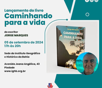 Escritor Jorge Marques lança livro “Caminhando para a vida” e relata cura do câncer