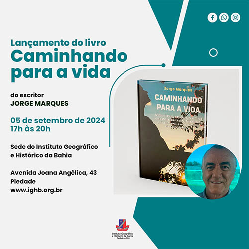 No momento você está vendo Escritor Jorge Marques lança livro “Caminhando para a vida” e relata cura do câncer