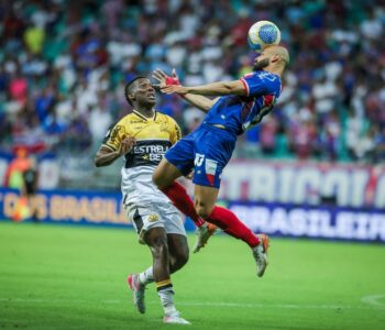 Bahia vence Criciúma e se mantem em cima. Vitória perde em Porto Alegre e patina em baixo