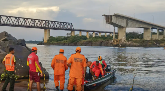 No momento você está vendo Marinha retoma busca por vítimas de queda de ponte entre MA e TO