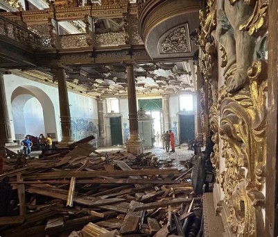 No momento você está vendo O que se sabe sobre desabamento do teto da ‘igreja de ouro’ em Salvador