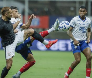 Bahia joga bem mas sofre empate do Corínthians no final