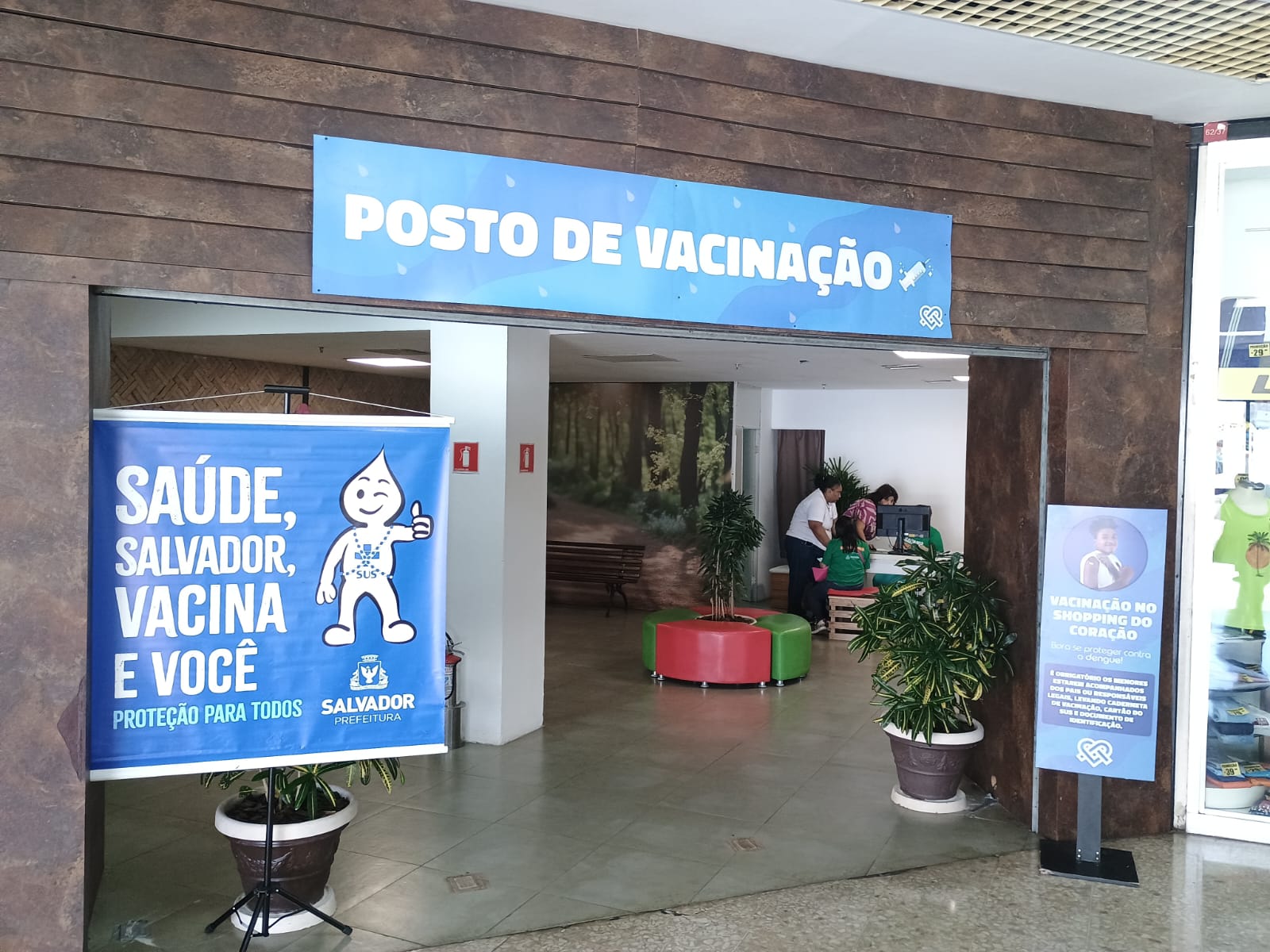 No momento você está vendo Vacinação gratuita contra gripe é realizada no Shopping Piedade
