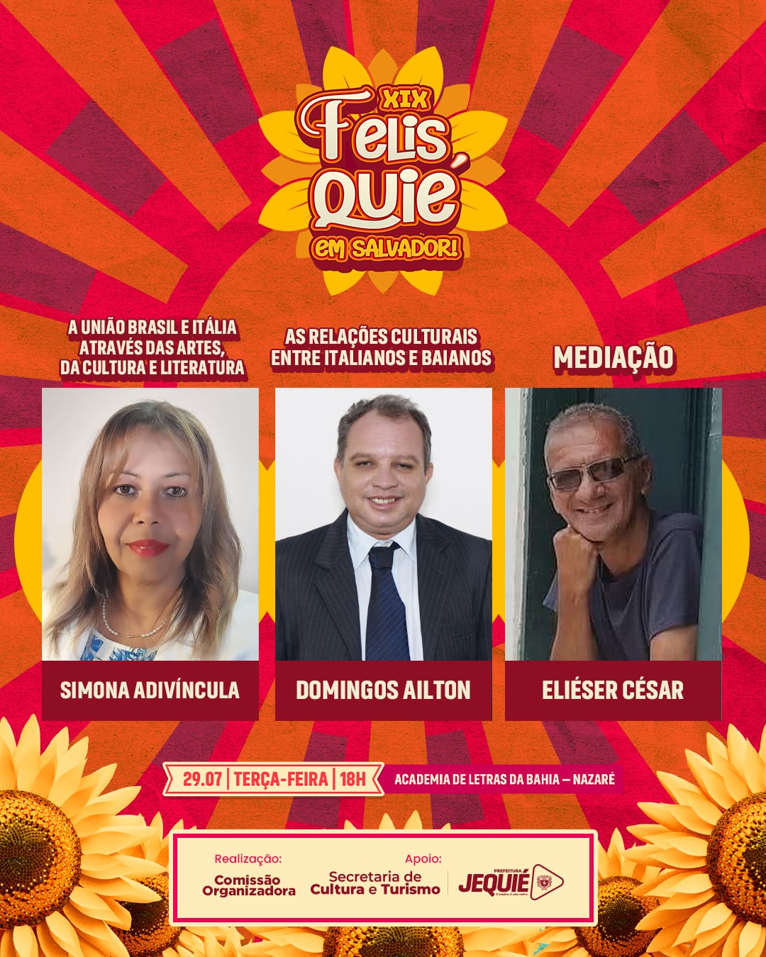 No momento você está vendo IX Edição da Felisquié será lançada na Academia de Letras da Bahia em Salvador