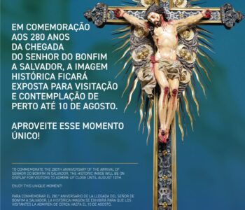 Com programação festiva, Complexo da Colina Sagrada celebra 280 anos da chegada da imagem do Senhor do Bonfim