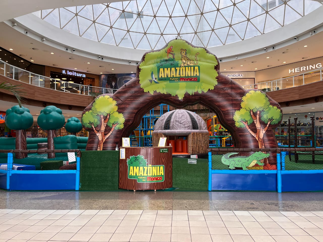 No momento você está vendo Amazônia com a Turma da Mônica é a nova atração do Shopping Paralela