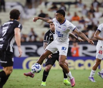 Bahia empata com Ceará num bom jogo pau a pau