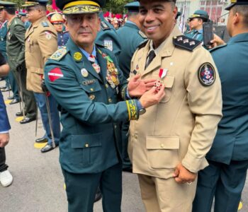 Capitão da PMBA Jarderson Abrão recebe maio rhonraria da Polícia Militar do Pará