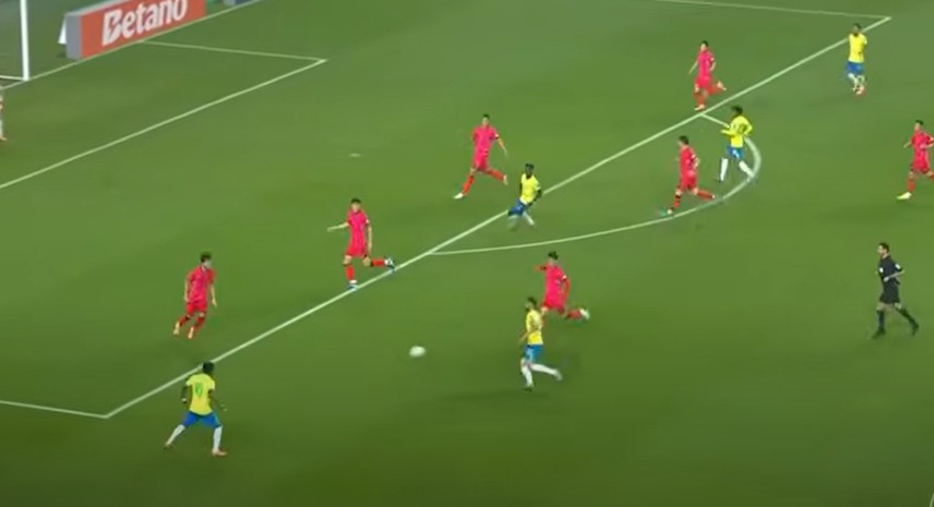 No momento você está vendo Brasil goleia Coreia jogando bonito