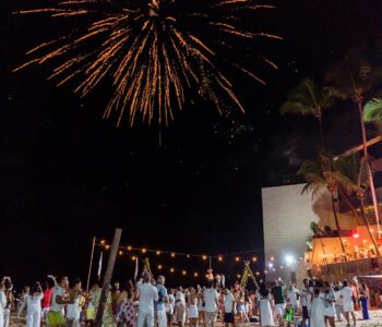 Réveillon Pé na Areia no Blue Praia promete virada premium à beira-mar