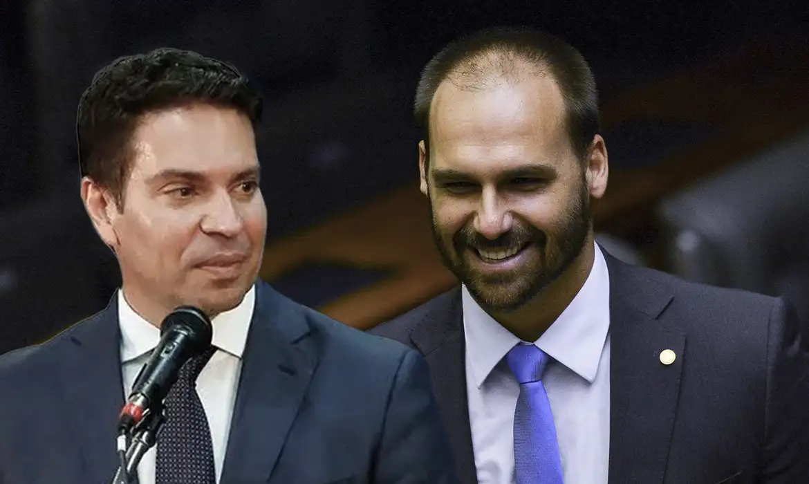 No momento você está vendo Câmara decide cassar mandatos de Eduardo Bolsonaro e Ramagem