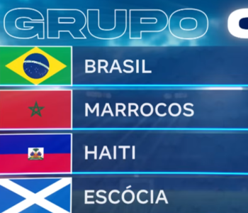 Brasil abre Copa do Mundo contra Marrocos em Nova Jersey em 13/6