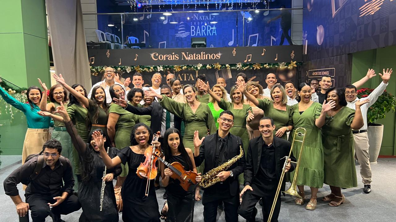 No momento você está vendo Tradicionais corais musicais se apresentam a partir desta terça-feira (2) no Natal do Shopping Barra