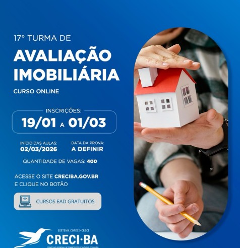 No momento você está vendo Inscrições para a 17ª Turma do Curso de Avaliação Imobiliária
