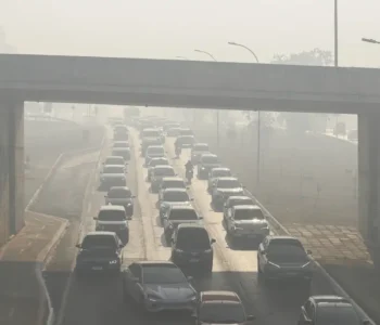 Concentração de poluentes no ar ultrapassa limites em todo o país