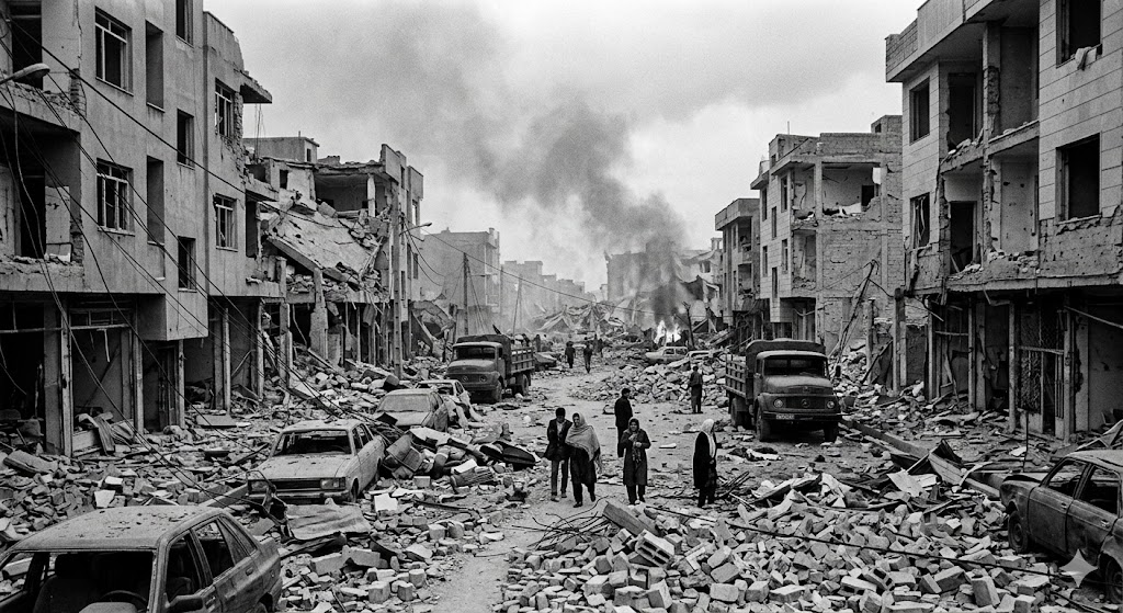 No momento você está vendo Guerra no Oriente Médio tem mais bombardeios e mortes neste domingo