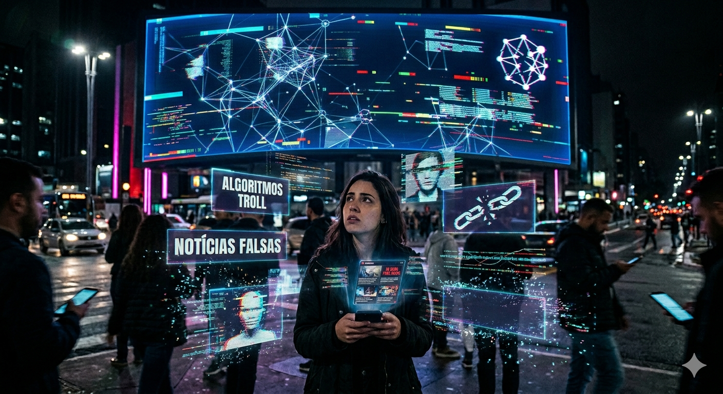 No momento você está vendo IA acelera desinformação e ameaça democracias, alerta pesquisa