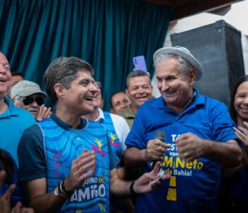 ACM Neto e Coronel participam de primeiro evento no interior após lançamento da chapa