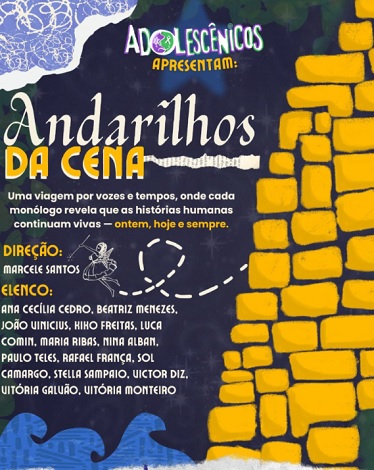 No momento você está vendo “Andarilhos da Cena”: uma montagem que convida o público a embarcar em uma viagem por diferentes vozes