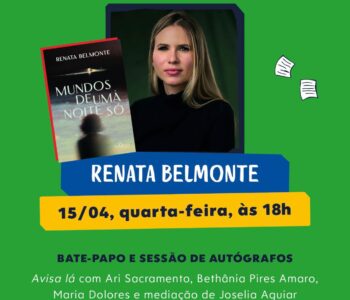 Renata Belmonte participa da Bienal do Livro da Bahia