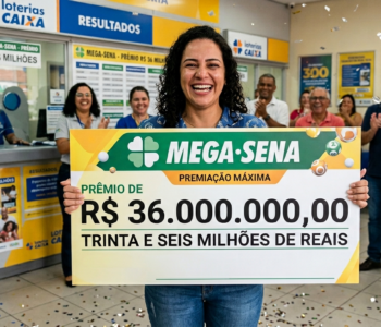 Mega-Sena sorteia prêmio acumulado em R$ 36 milhões nesta quinta-feira