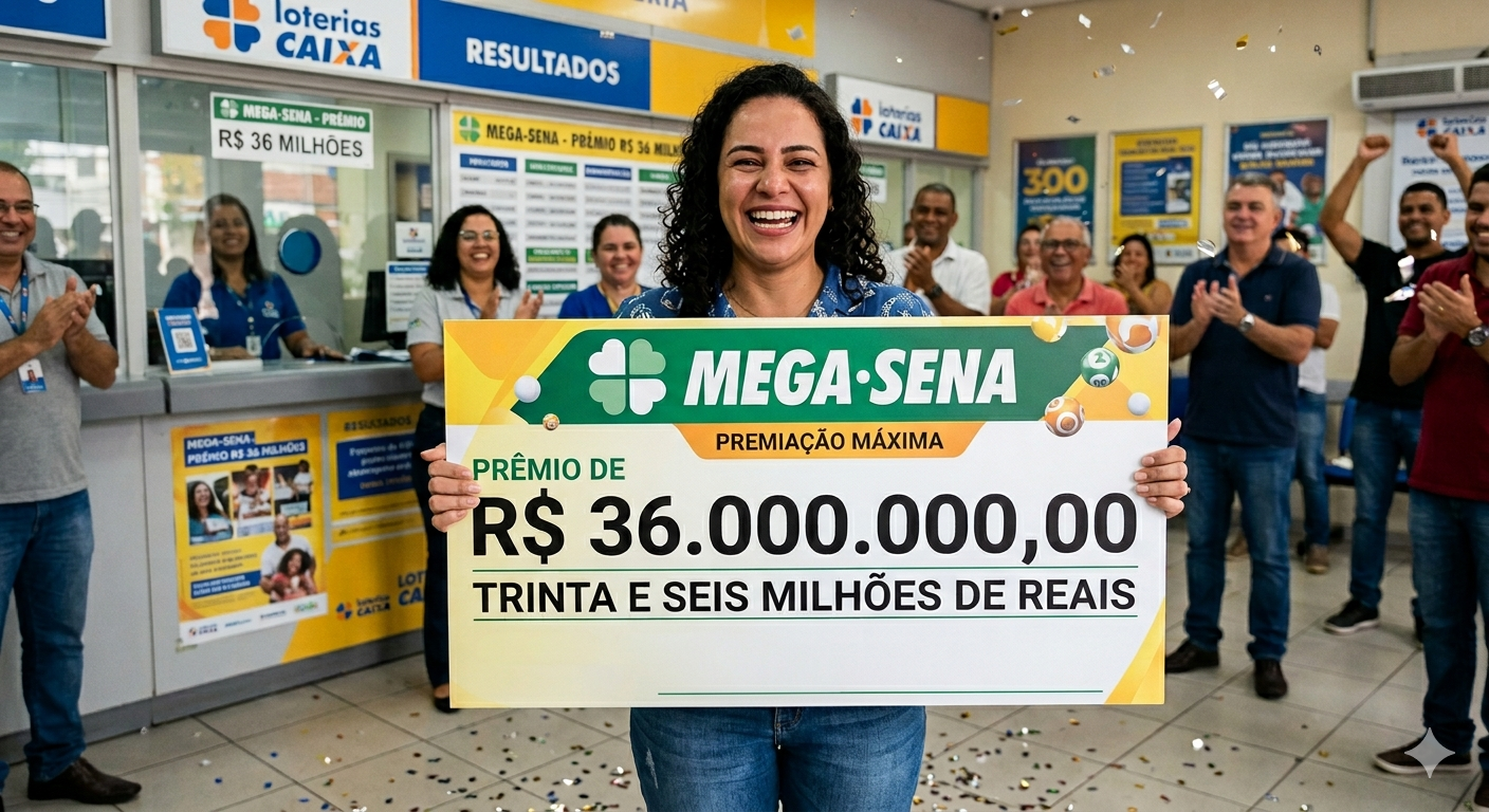 No momento você está vendo Mega-Sena sorteia prêmio acumulado em R$ 36 milhões nesta quinta-feira