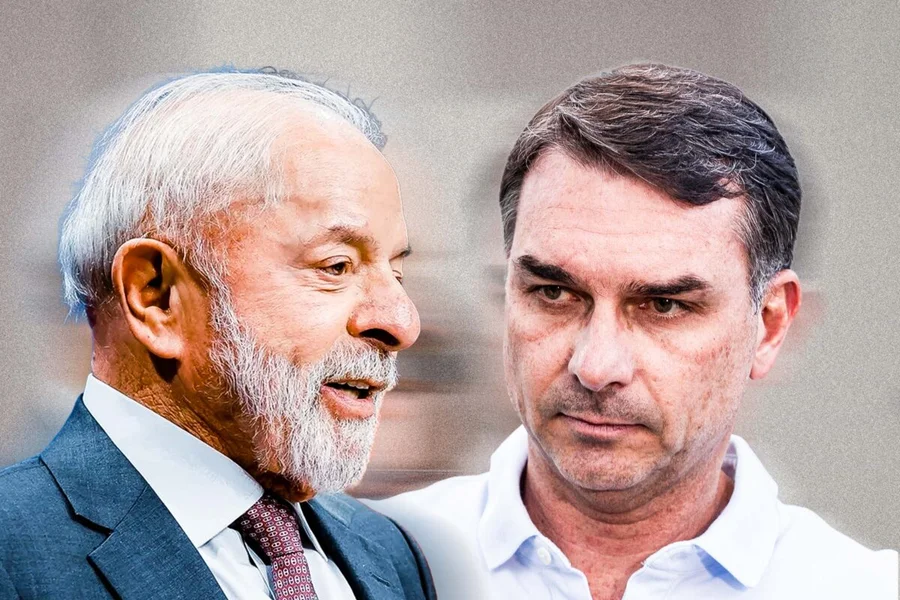 No momento você está vendo Datafolha: Lula tem 40%, e Flávio Bolsonaro, 31% das intenções de voto no 1º turno