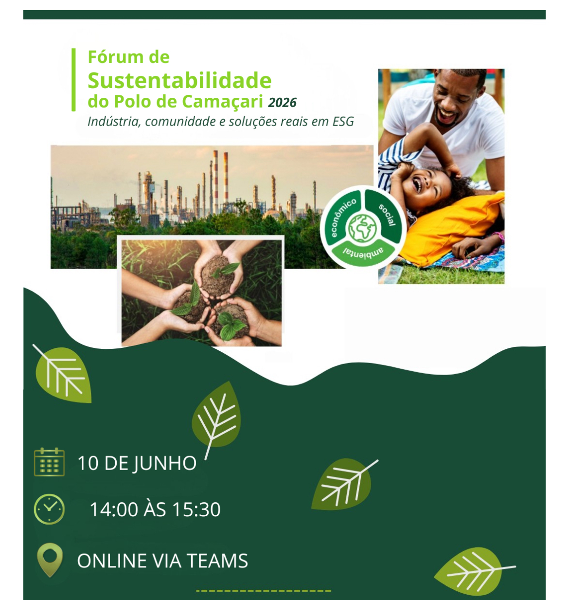No momento você está vendo Fórum de Sustentabilidade marca Semana do Meio Ambiente envolvendo empresas do Polo de Camaçari