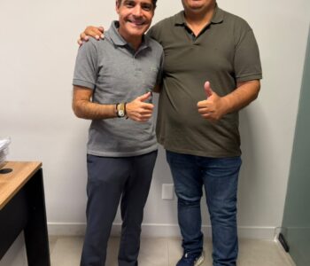 ACM Neto recebe apoio de ex-prefeito de Jacobina e do presidente da Câmara de Iuiu