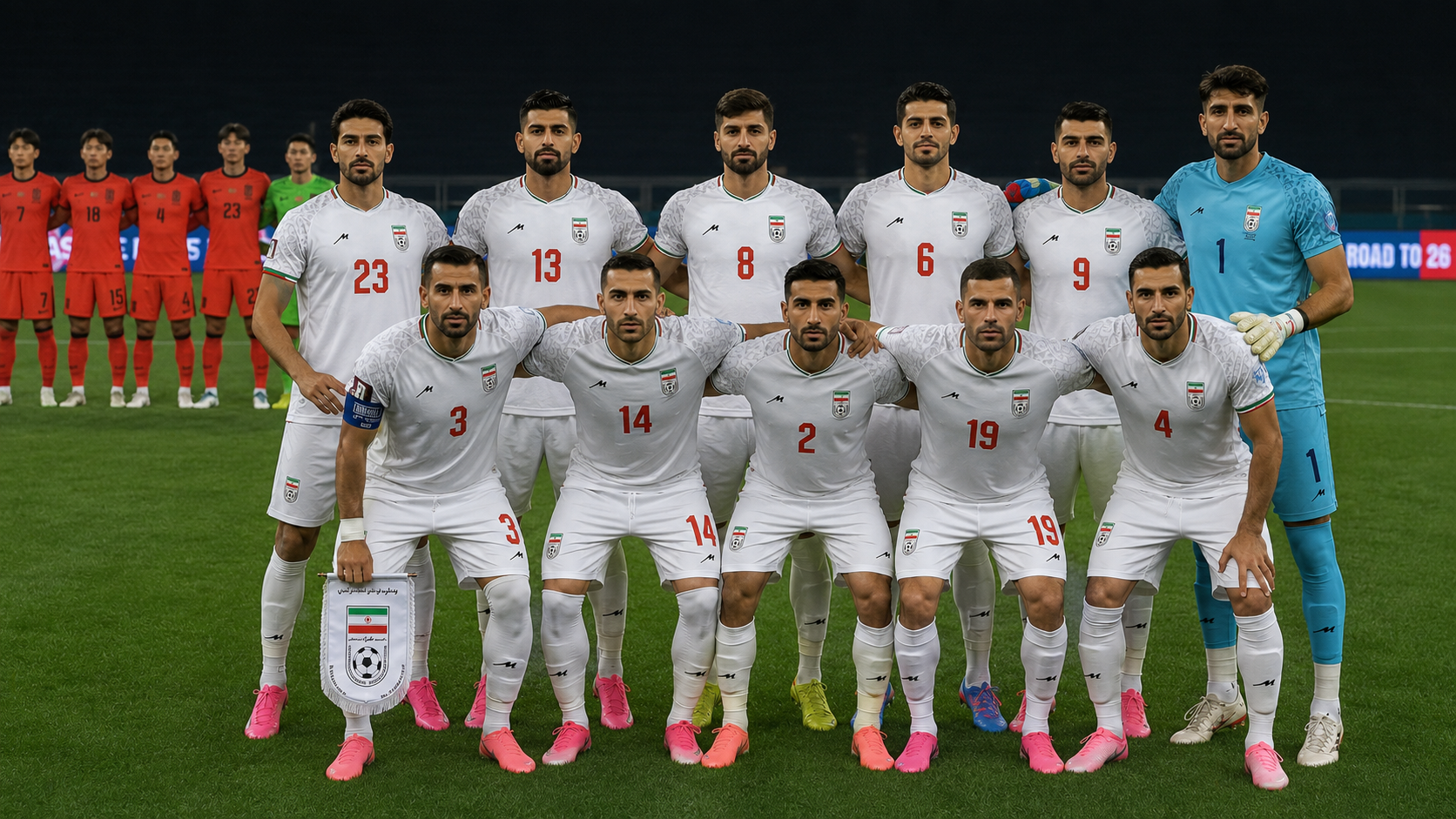 No momento você está vendo Em carta deixada em vestiário, seleção iraniana pede paz entre nações