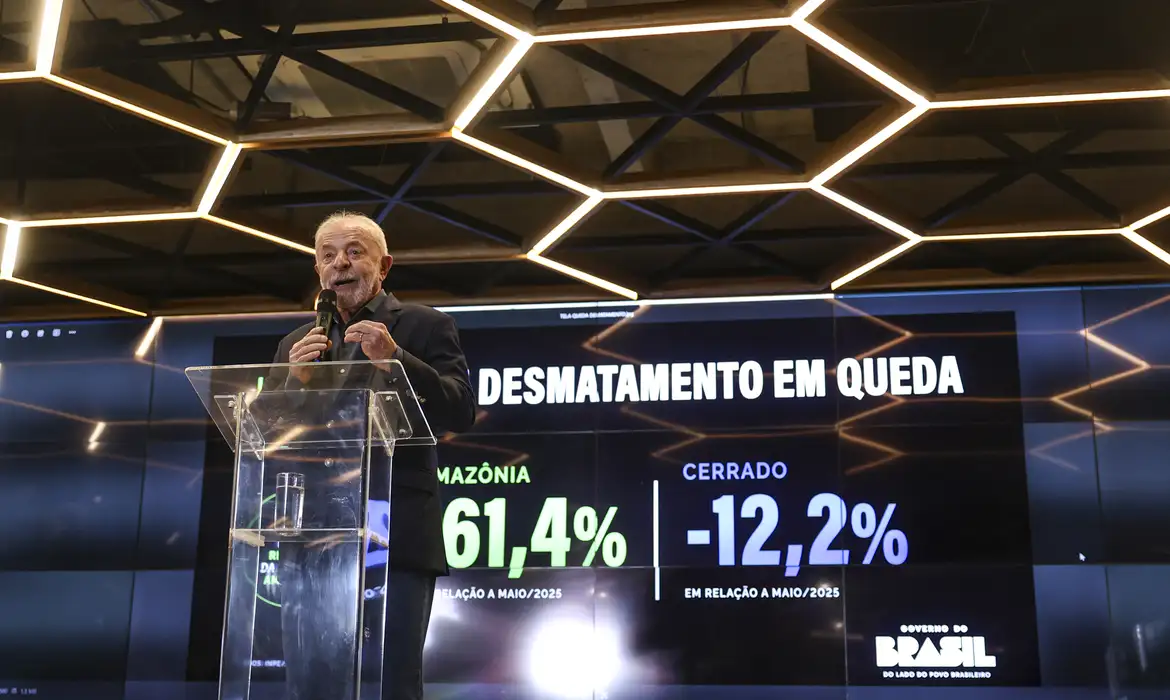 No momento você está vendo Desmatamento na Amazônia cai 61,4% em maio de 2026