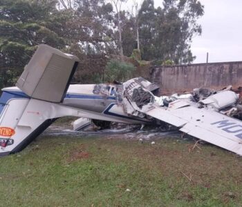 Queda de monomotor deixa dois mortos em Marília, interior de São Paulo