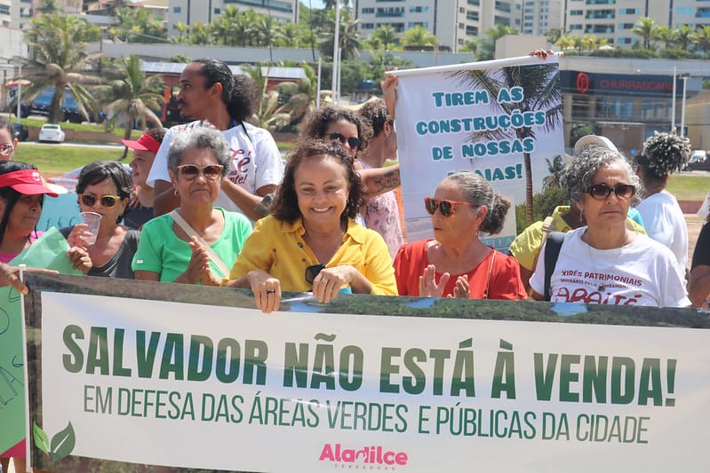 No momento você está vendo Aladilce ironiza as árvores artificiais de Bruno Reis