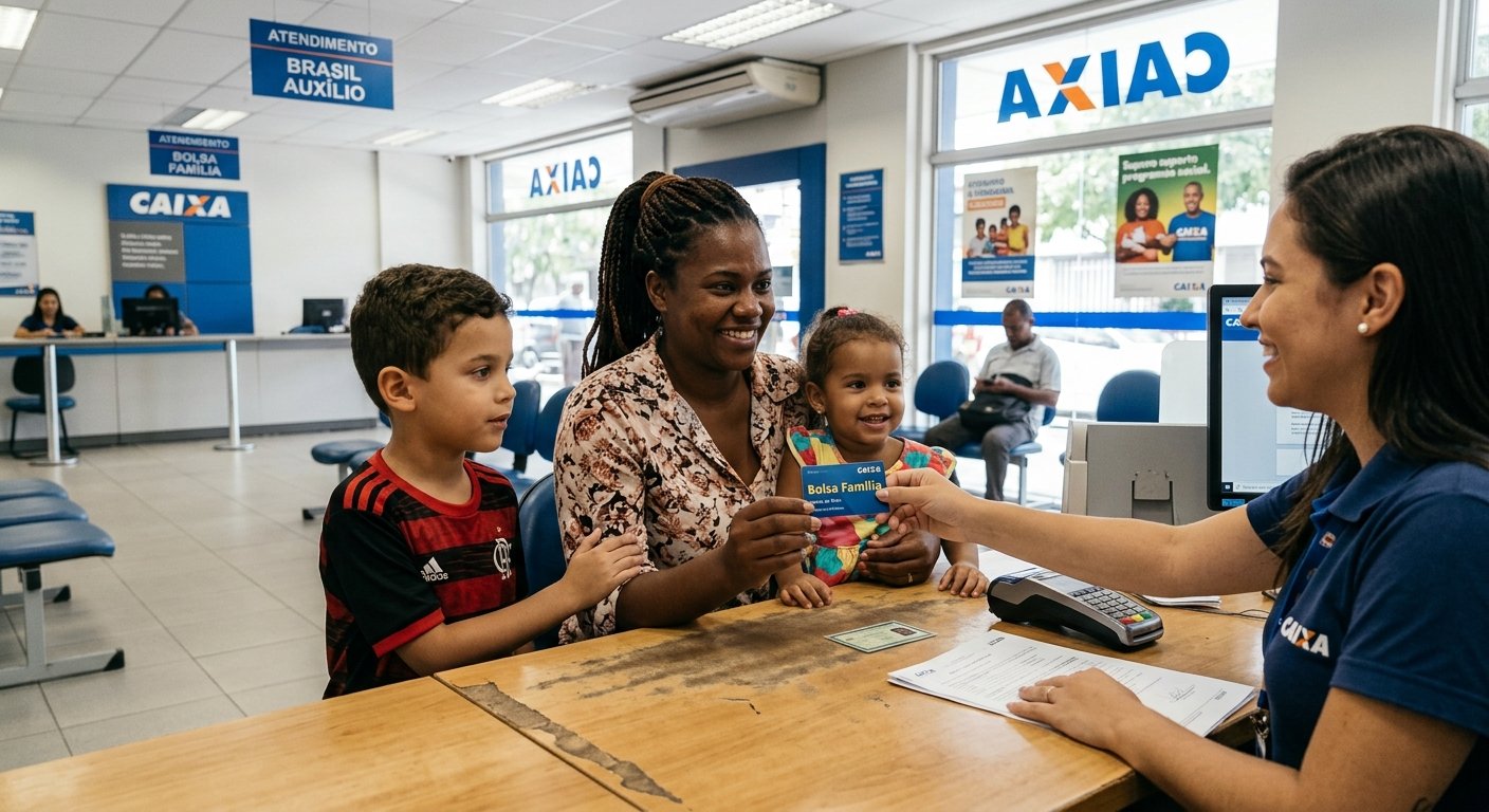 No momento você está vendo Beneficiários com NIS de final 9 recebem Bolsa Família de agosto