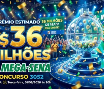 Mega-Sena sorteia prêmio de R$ 36 milhões nesta terça-feira