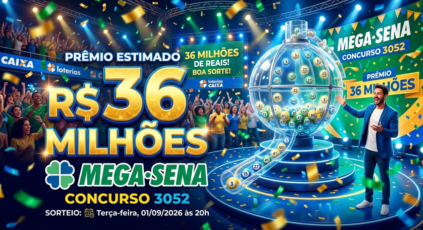 No momento você está vendo Mega-Sena sorteia prêmio de R$ 36 milhões nesta terça-feira