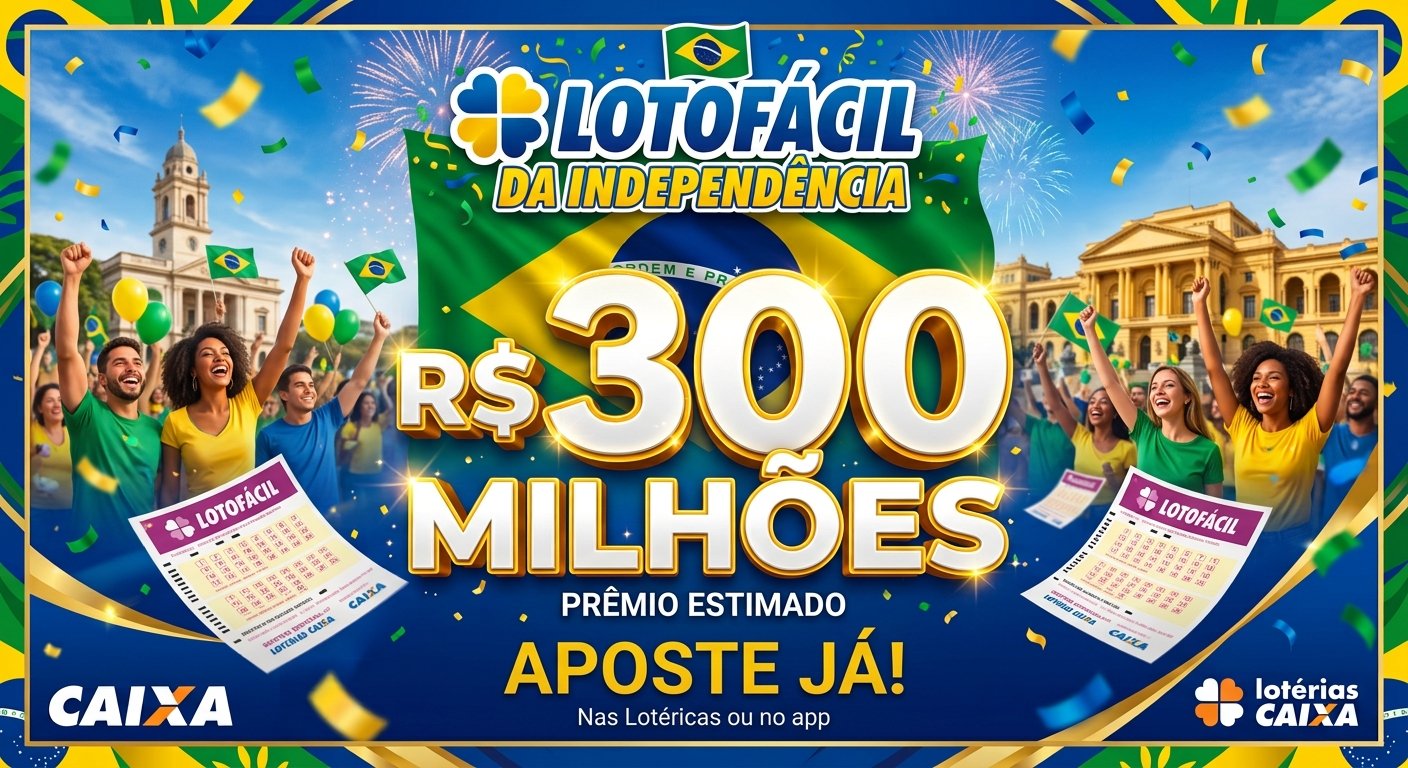 No momento você está vendo Caixa muda horário do sorteio da Lotofácil da Independência