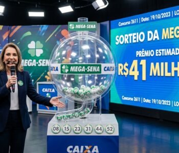 Mega-Sena sorteia prêmio acumulado de R$ 41 milhões nesta quinta