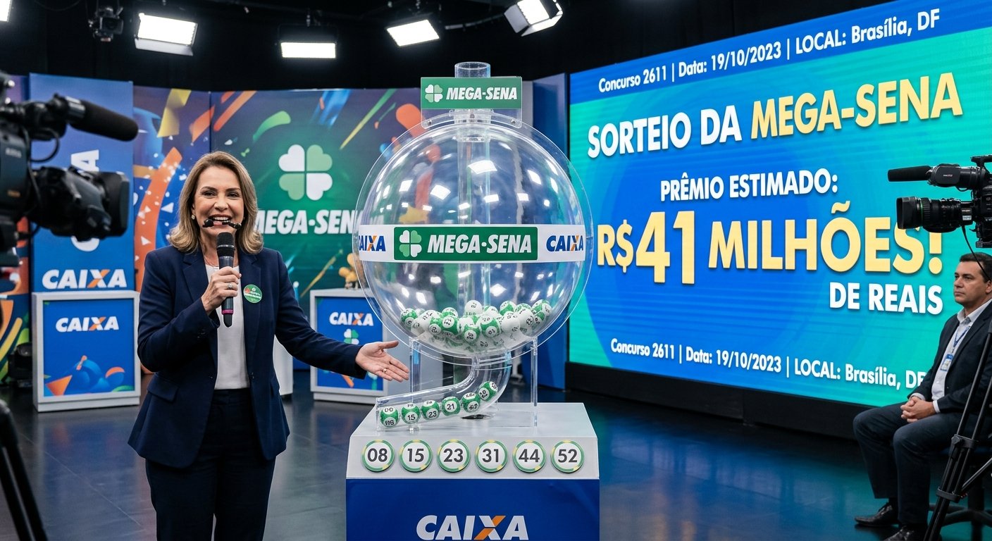No momento você está vendo Mega-Sena sorteia prêmio acumulado de R$ 41 milhões nesta quinta