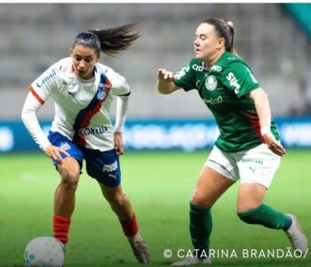 Brasileirão Feminino: Bahia e Palmeiras ficam no 1 a 1 pelas quartas