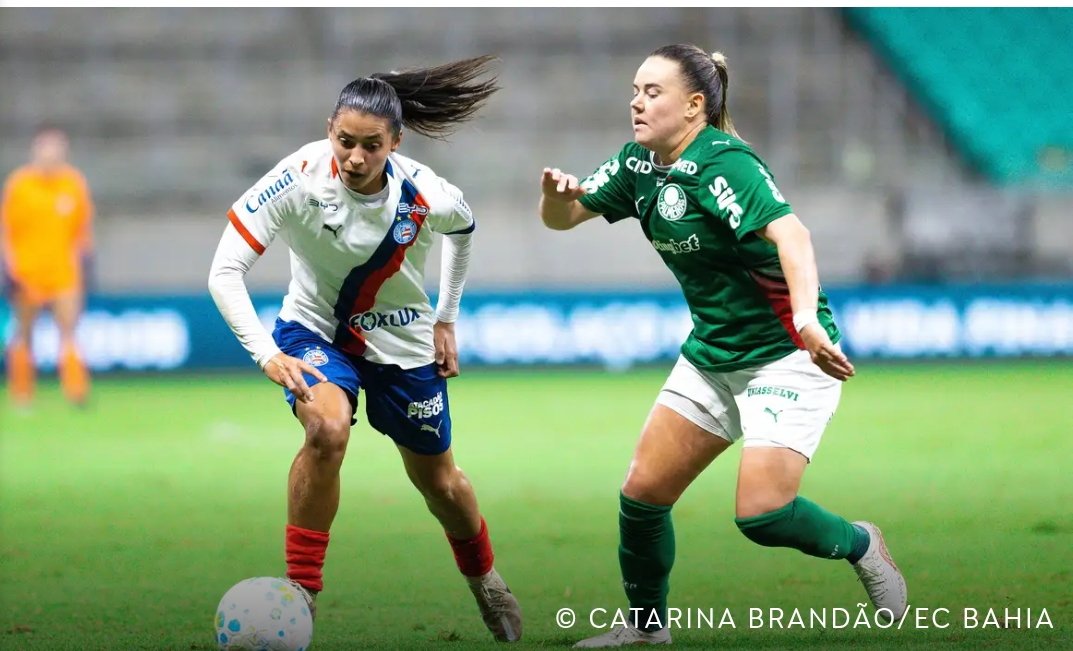 No momento você está vendo Brasileirão Feminino: Bahia e Palmeiras ficam no 1 a 1 pelas quartas