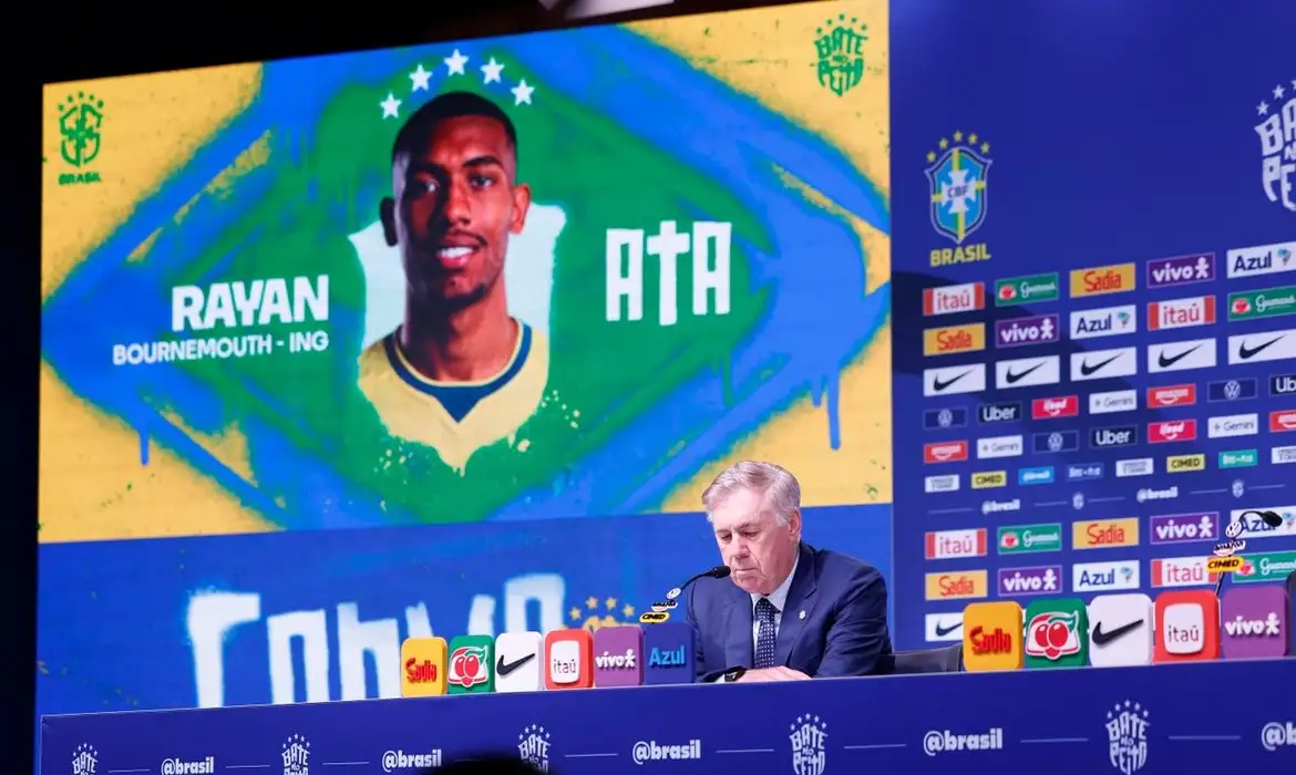 No momento você está vendo Ancelotti anuncia 26 convocados para amistosos da seleção brasileira