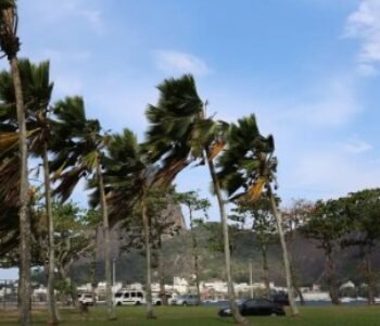 Defesa Civil alerta para ventos fortes na cidade do Rio