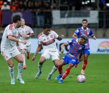 Bahia levou um amasso do Flamengo na Fonte Nova lotada