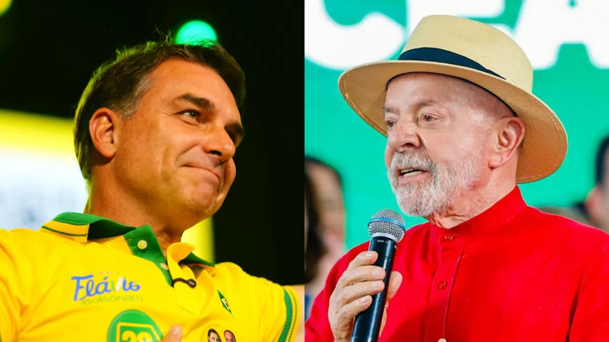 No momento você está vendo Quaest: Flávio tem 46% no 2º turno; Lula, 44%